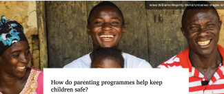 How do parenting programmes help keep children safe?